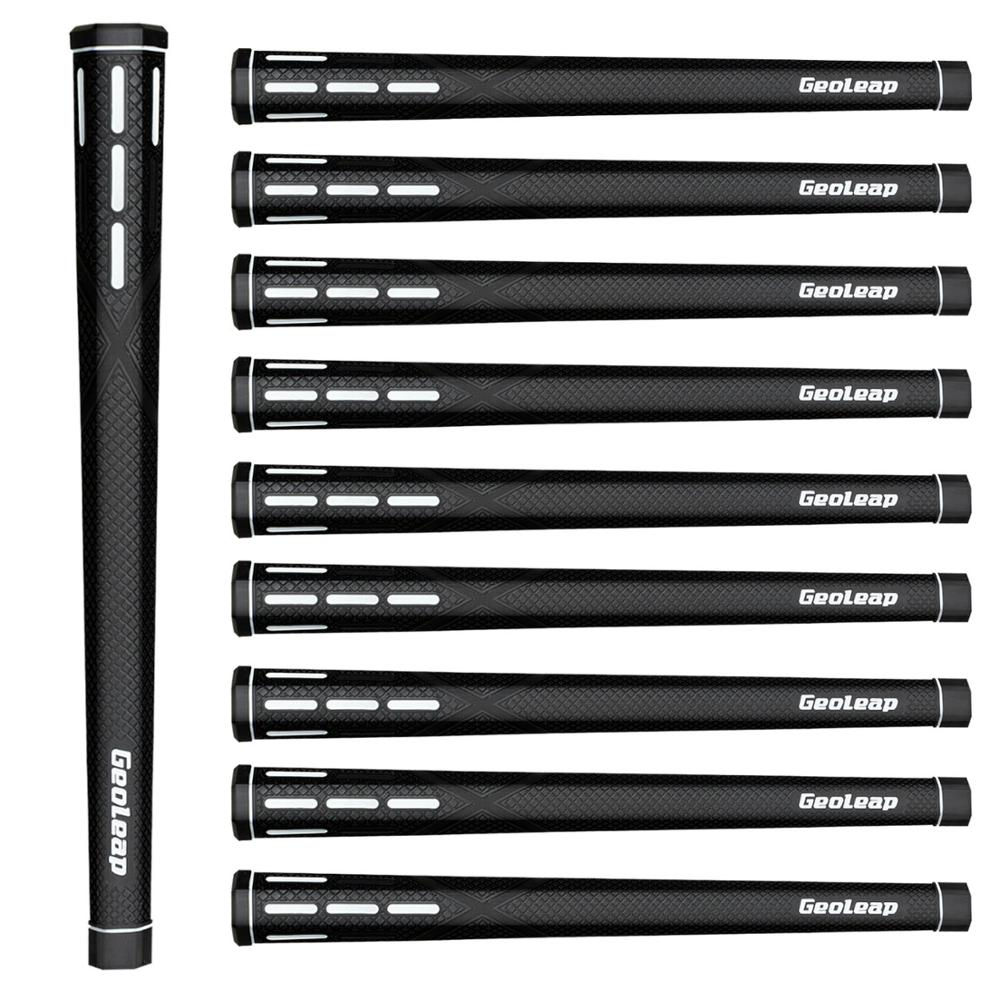 Geoleap TPE Golg Grips Hexagonal Golf Club Grip Non Slip Grip Standard, 7 Colors to Choose,10pcs