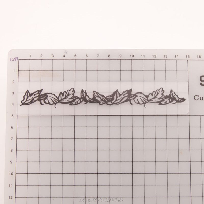 Leaves Plastic Embossing Folder Stencil Template DIY Scrapbook Photo Album Card N23 20