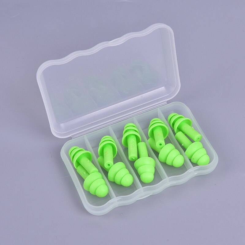 Kit 3 Piezas: Pinza Nasal + Tapones Oídos De Silicona - Para Natación, Buceo, Impermeables