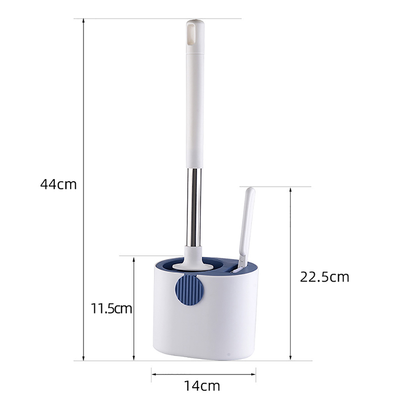 Tpr Silicone Toiletborstel Muur Gemonteerde Staande Wc Schoonmaken Gereedschap Met Base Home Borstel Badkamer Accessoires