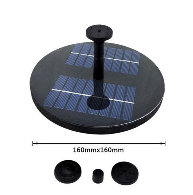 Solar Schwimm Miniatur Landschaft Brunnen für Home Garten