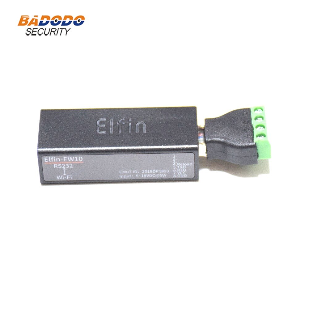 Serial Port RS232 to WiFi Device IOT Server Module Elfin-EW10 Support TCP/IP Telnet Modbus TCP Protocol data transfer via WiFi