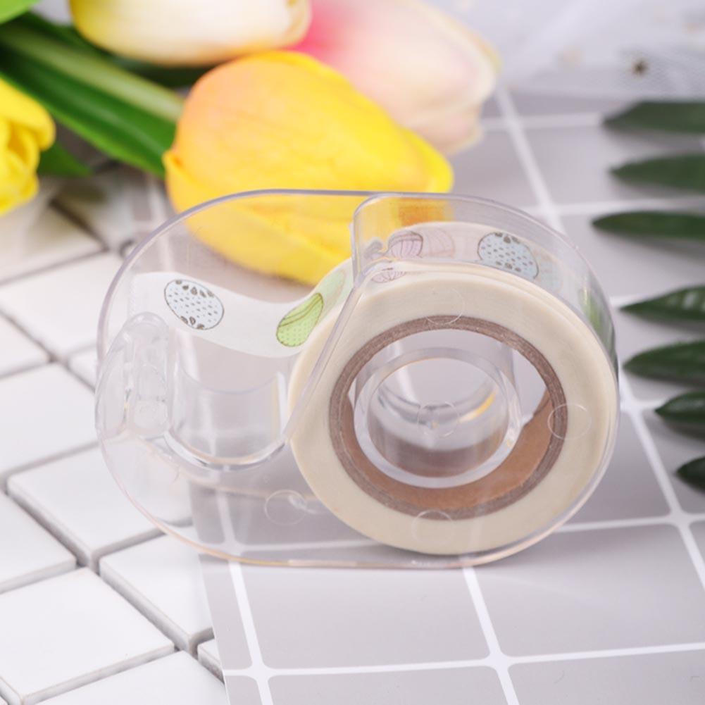 Transparent adhesive tape organizer dispenser cutter portable washi table tape holder box storage office school stationery suppl