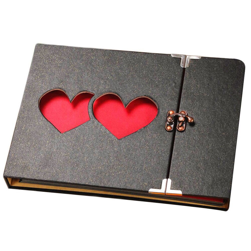 Love Heart Sticky Paper Scrapbook Birthday DIY Collection Travel Memory Wedding Photo Album Home Decor Loose Leaf Out