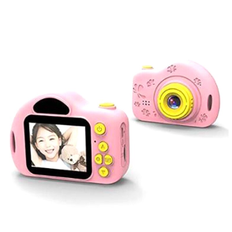 Lasten kamera, digitaalinen videokamera, mini ladattava ja iskunkestävä kamera tee itse videokamera 32gb sd-kortti