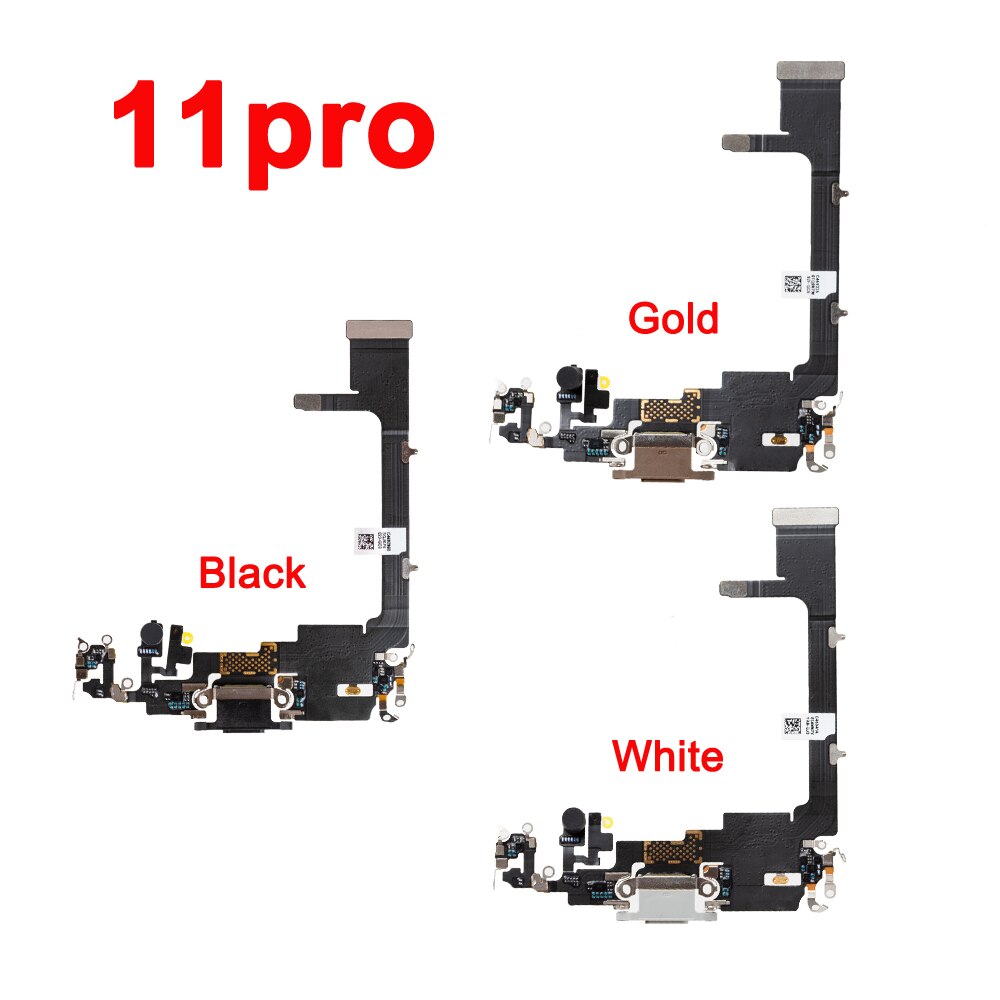 1Pcs USB Charger Port Dock Connector Charging Flex Cable For iPhone 11 pro Replacement Parts