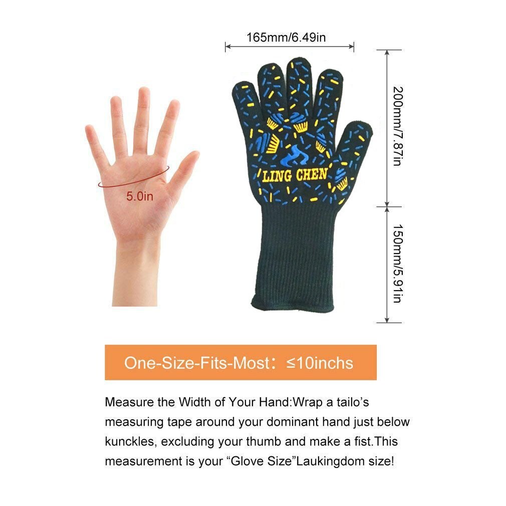 Vlamvertragende doek, vuurvaste doek warmte-isolatie brandwerende vezeldeken voor buiten camping barbecue (50 * 50 cm