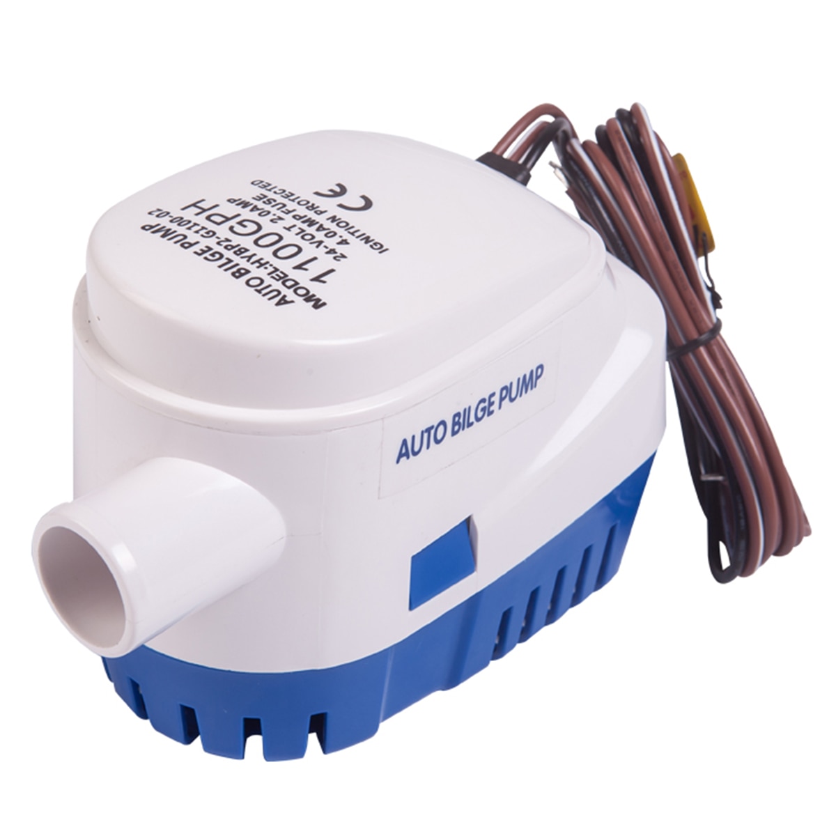 12V 750GPH Rustproof Waterproof Automatic Submersible Bilge Water Pump Built-in float switch Anti-air lock protection For Boat