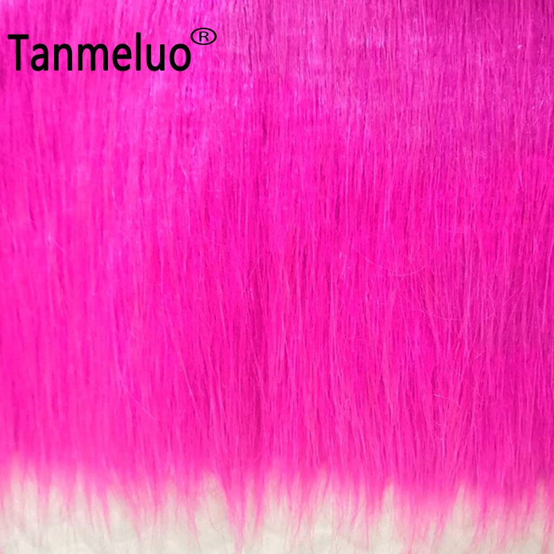 Black pink 7cm plush faux fur fabric long pile solid white fur fabric for sewing counter Jewelry Display background Photography