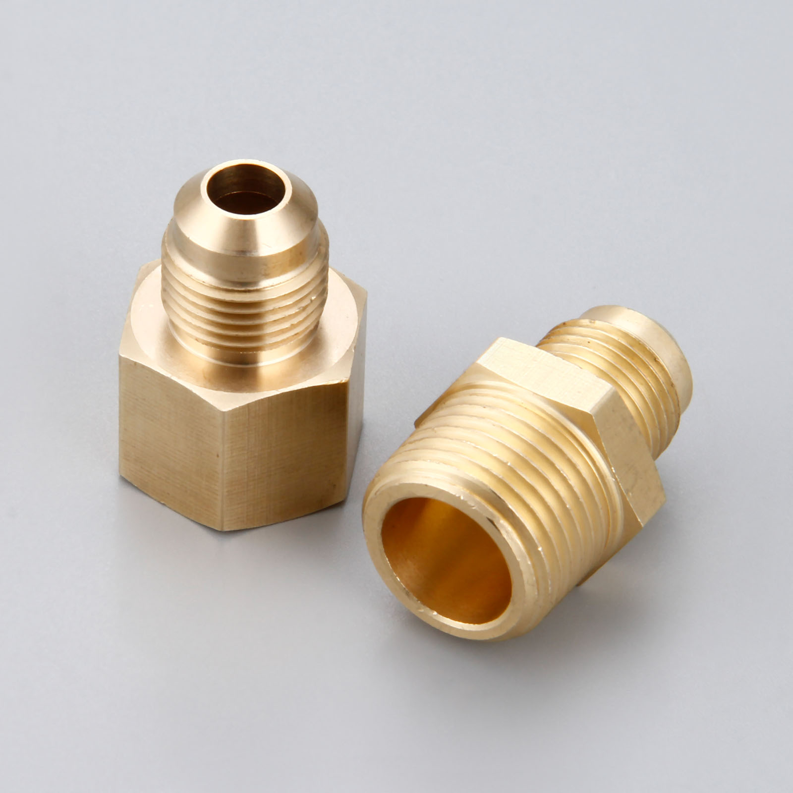 1SET Non-whistle Flex Gas Line Connector Kit For NG Or LP Fireplaces Fire Pit And Fireplace Burners 1/2inch OD x 3/8inch ID