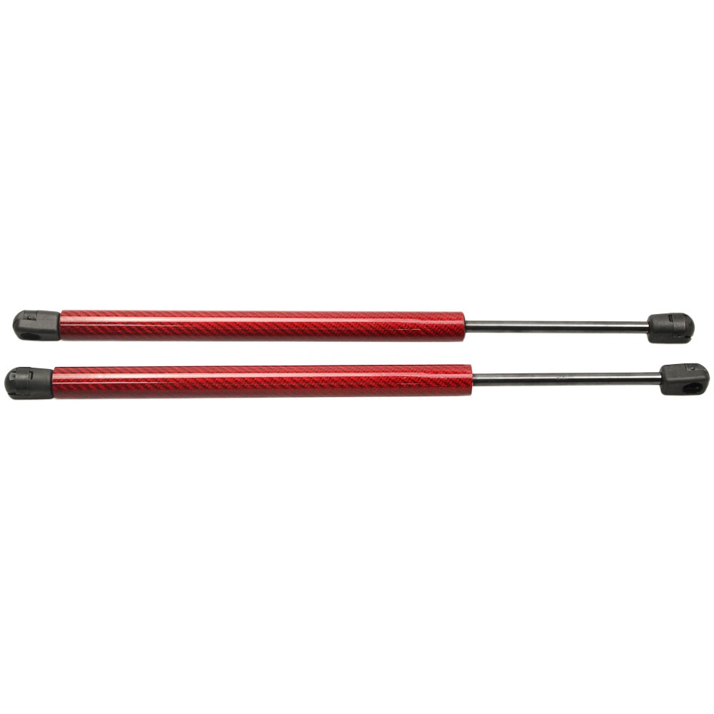 for Seat Leon ST (5F8) MK3 5F Hatchback Gas Lift Supports Struts Prop Rod Shocks Rear Boot Tailgate Trunk 589mm: red carbon fiber