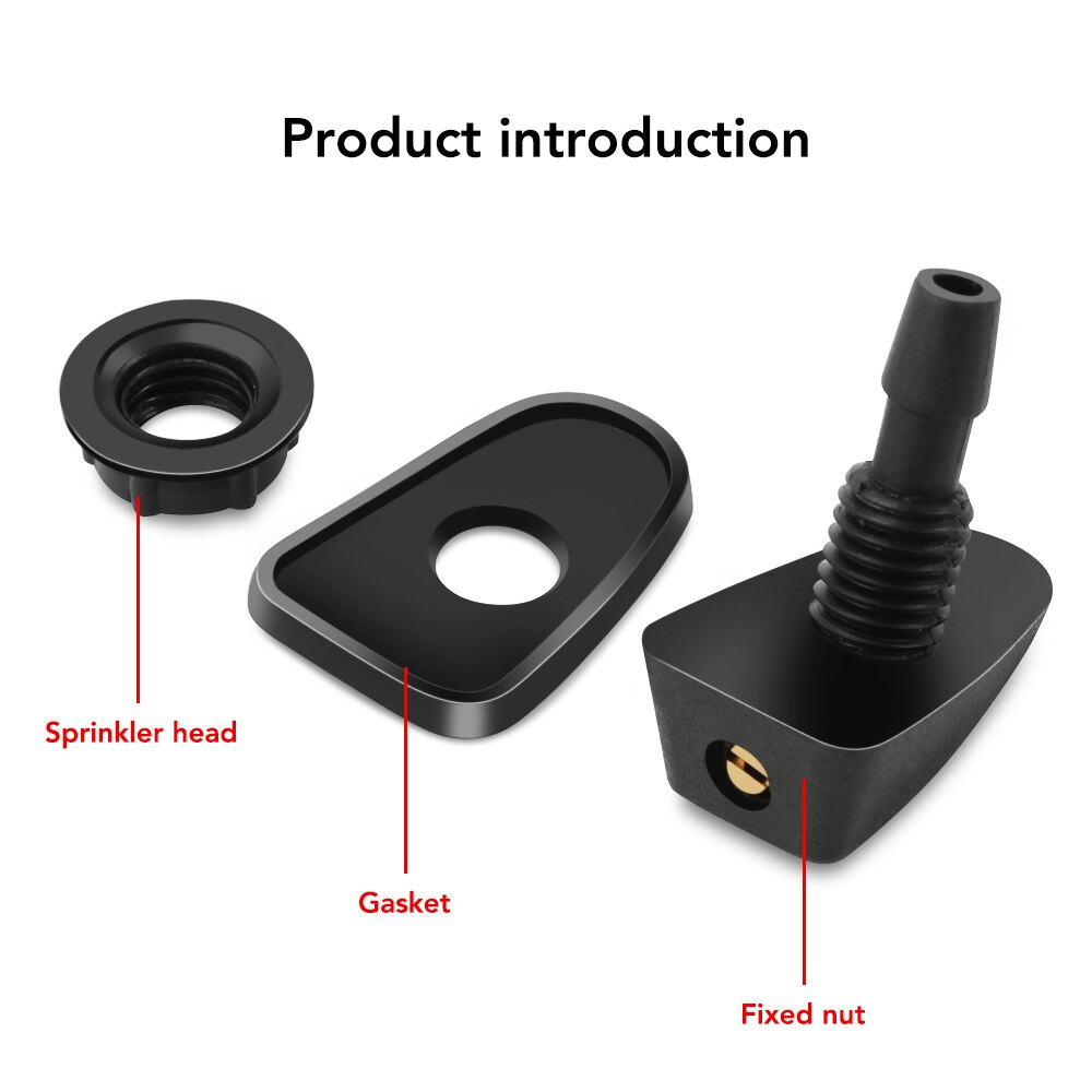1 stk bil vindusvaskervisker vannsprutedyse til fiat punto doblo 500 500x panda bravo linea croma 595 abarth