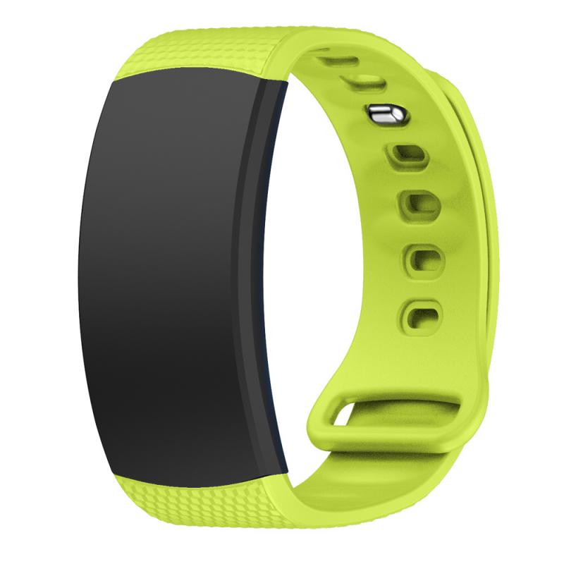 Per Samsung Gear Fit 2 Pro SM-R360 Watch Band Compatibile Per Samsung Gear Fit 2 Pro di Silicone Del Cinturino di Vigilanza di Forma Fisica fascia 95 + 88 millimetri: green