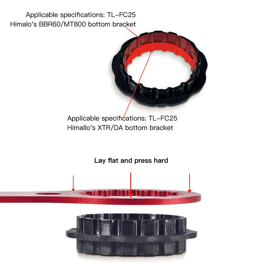 Bottom Bracket Tool 16 24 Notch Installation Tool Remover Bb Wrench Repair For DUB-BSA Bb51 Bb52 Bb70 Bb80