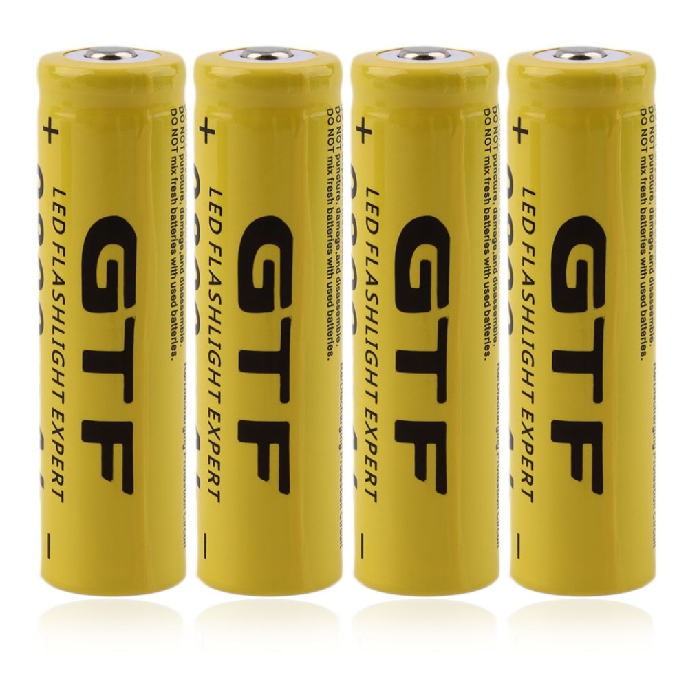 4 sztuk/zestaw 18650 baterii 3.7 V 9800 mAh akumulator litowo-jonowy akumulator z ładowarką dla doprowadziło bateria litowa bateria 18650 komórek