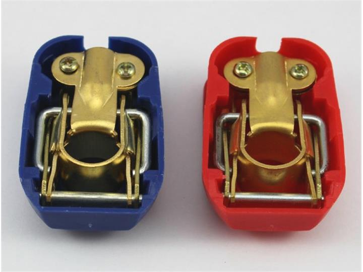 2PCS/Lot Auto car motorcycle battery quick joint Battery terminal Clamp clip pile Card