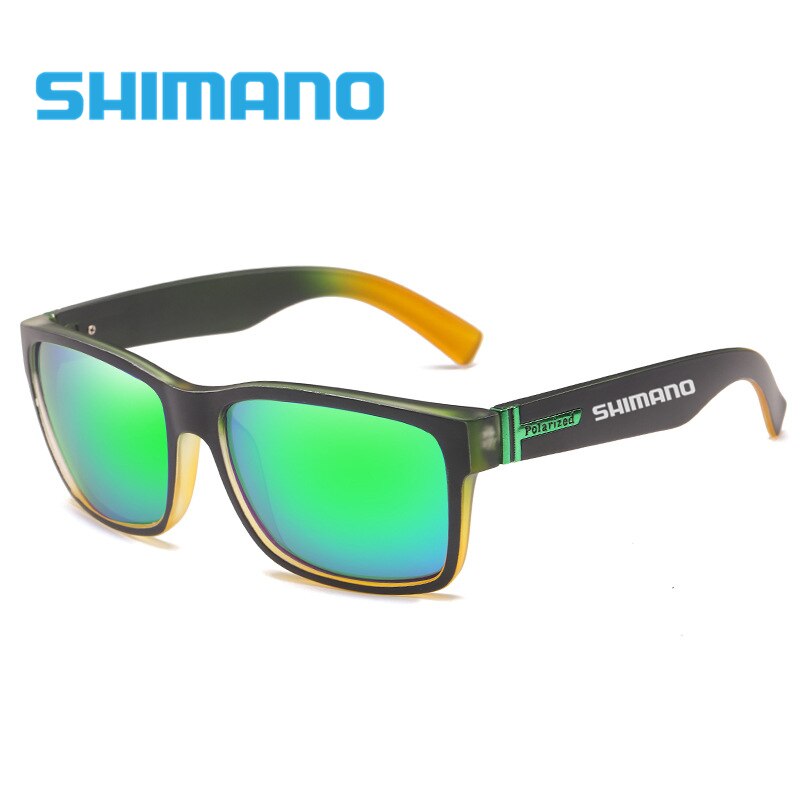neue Shimano Sonnenbrille Frauen Männer Polarisierte Uv Schutz Vintage Radfahren Wandern für Angeln Gläser: 05