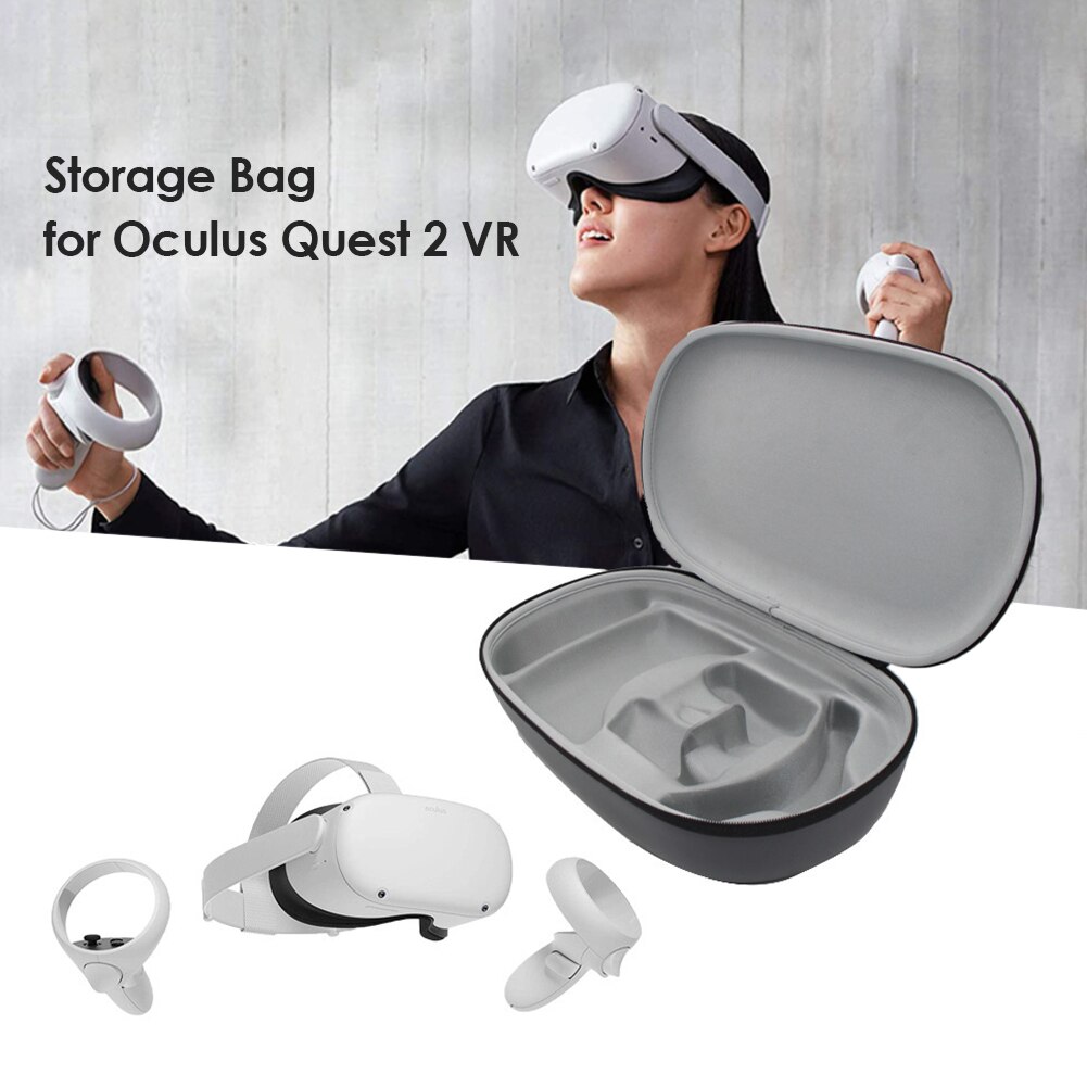 Vr Accessoires Voor Oculus Quest 2 Vr Headset Reizen Draagtas Harde Eva Opbergdoos Tas Voor Oculus Quest2 Beschermende pouch