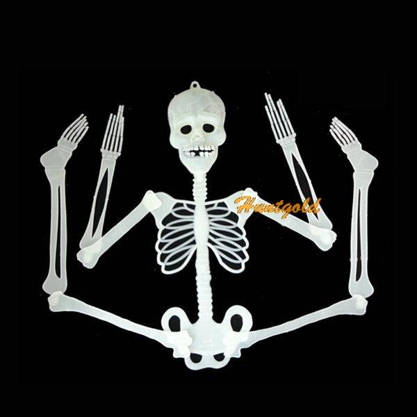 Licht in het Donker Schedel Skelet Spooky Halloween Props Bar Decoratie