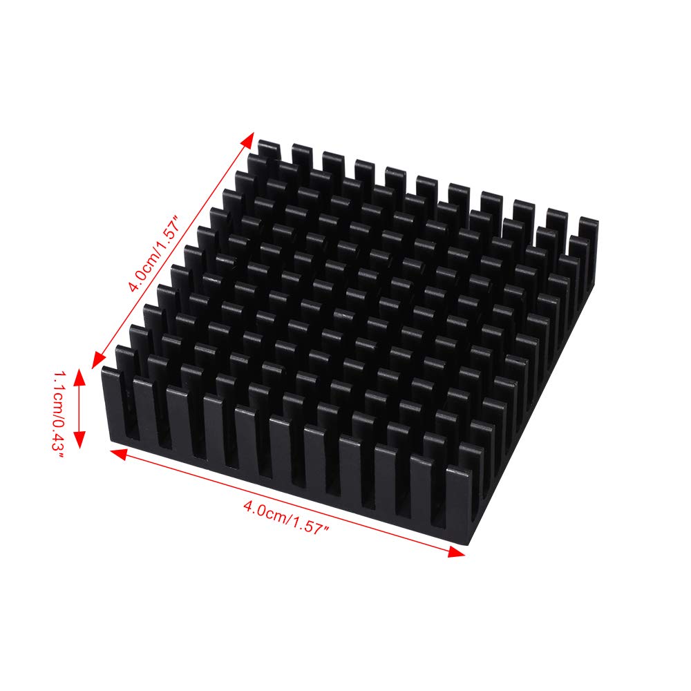 Nema 17 Demper Maaltijd &amp; Stappenmotor Trillingsdempers Geïmporteerd Echte Schokdemper Met Koellichaam Voor Ender 3 CR10 printer: Heatsink