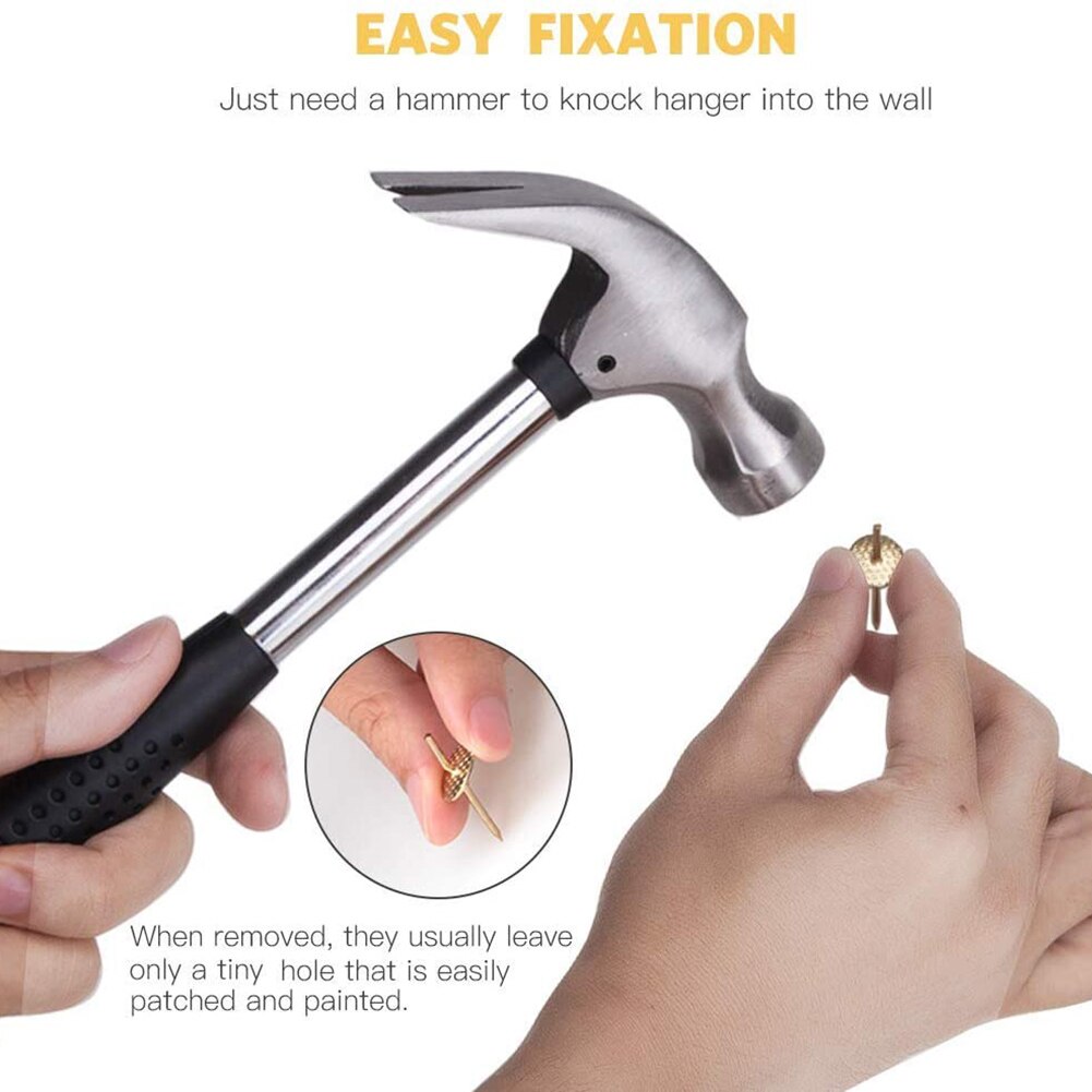 50 stuks fotohangers met dooslegering spijkerhaken 20lb fotolijsthangers gipsen fotohan  lb88