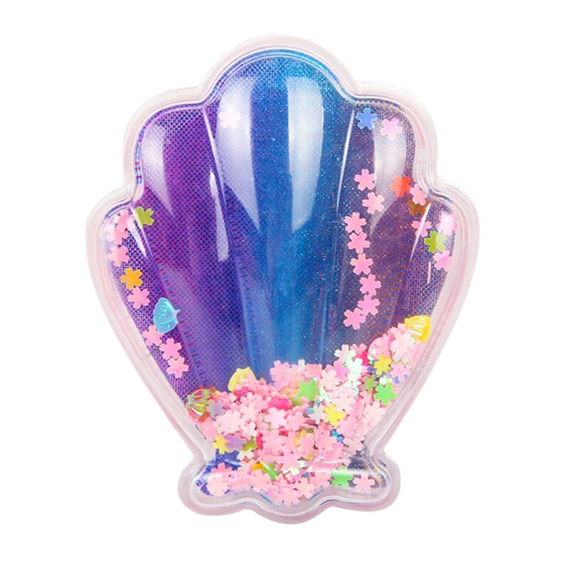 Hair Brush Shell Hair Brush,NO Detangler No Static Hair Brush,Glitter Sparkling Hairbrush for Wet & Dry Hair