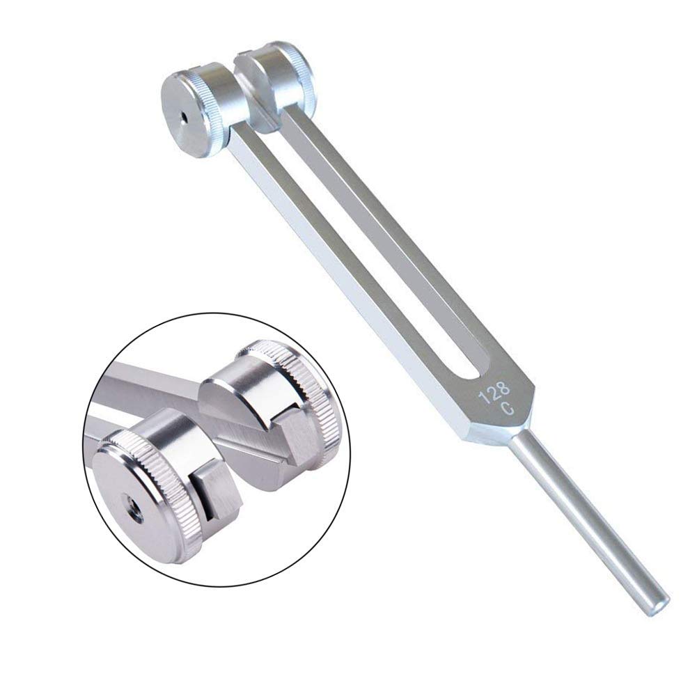 Tuning Fork 128Hz 256Hz Aluminum Alloy High Precision Hearing Detection Relieve Joint Pain ENA88
