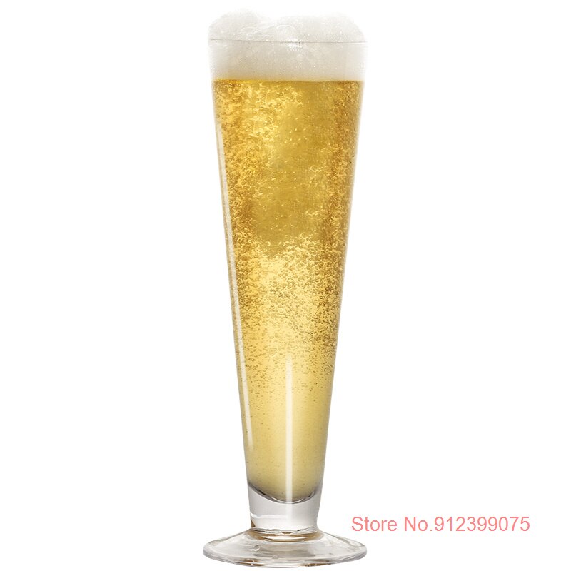 380Ml Grote Capaciteit Beer Mok Afgestudeerd Cilinder Pilsner Glas Tall Grote Champagne Fluit Restaurant Craft Brouwen Stout Cocktail Cup