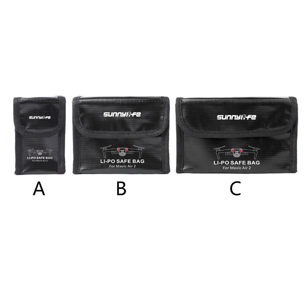 Autocollant magique ignifuge en plein Air Portable étui de protection en fibre de verre tissu batterie sac Drone sûr anti-déflagrant pour Mavic Air 2