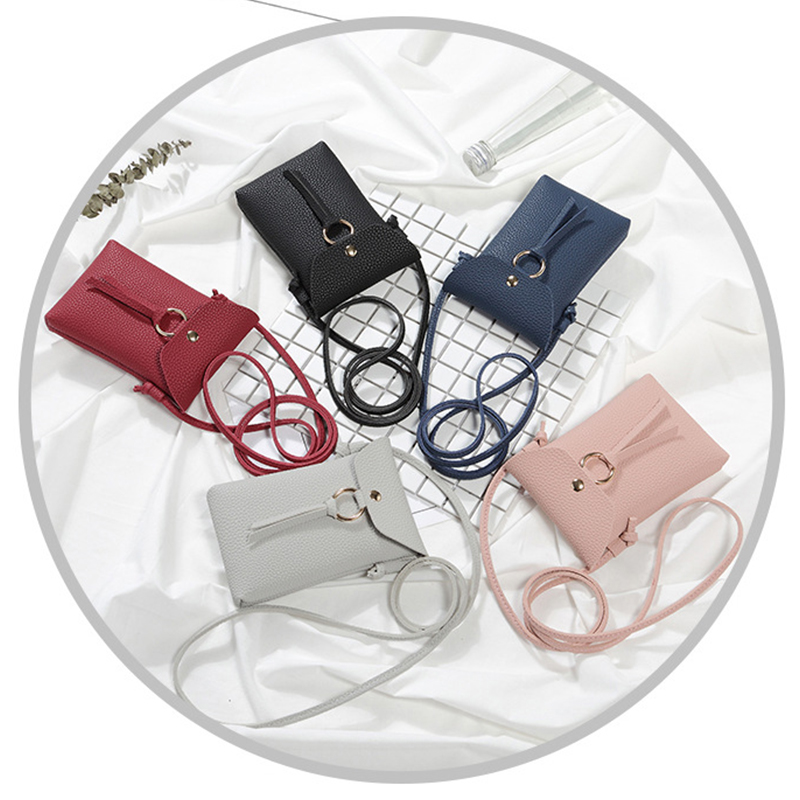 Femmes en cuir PU petit bandoulière sacs à main pour filles sac de messager Mini téléphone sacs dames sac à main sac à main