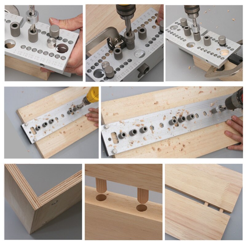 Aluminum Alloy Doweling Jig Kit Wood Splicing Teno... – Grandado