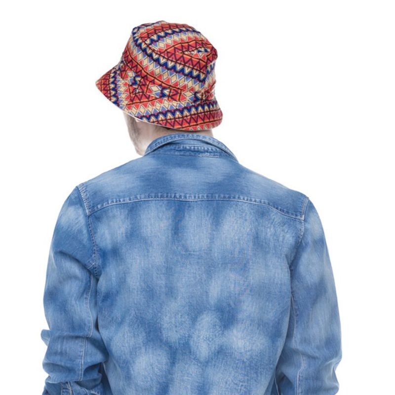 Unisex Hip Hop Emmer Hoed Camo Dog Paisley 3D Print Wide Brim Visser Cap M6CD