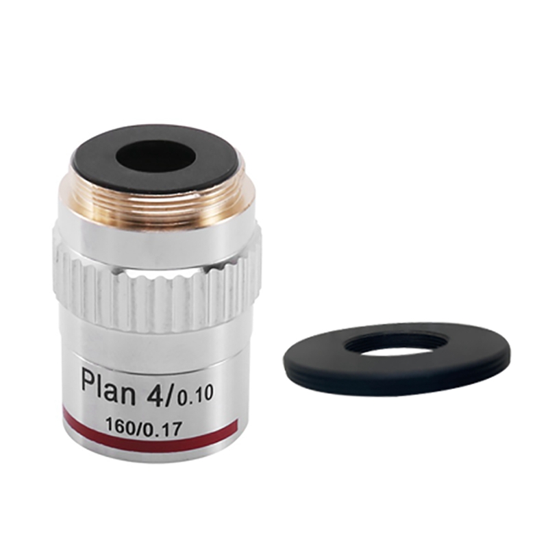 4X Lens Lens Adapter Suitable For RMS Microscope Objective Lens To M42x1mm Mount Inside Thread