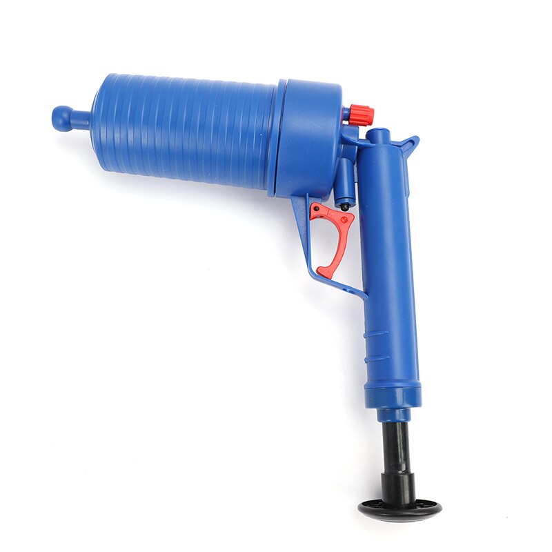 Air Power Drain Blaster Gun High-Pressure Powerful Manual Plunger Pipe Clog Remover Toilets Sink Bath Kitchen Cleaner