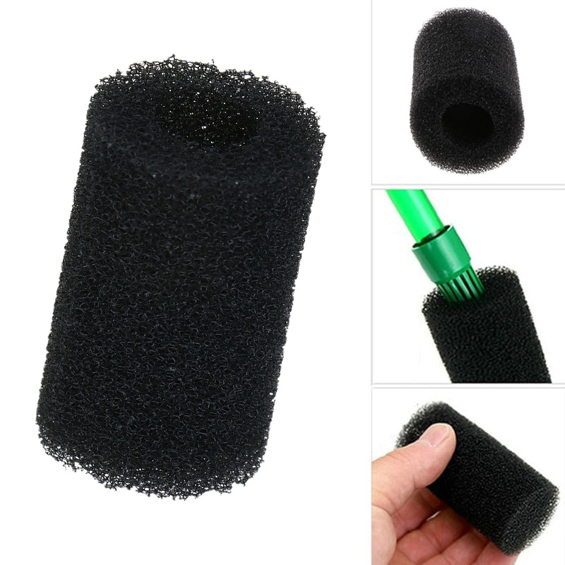 Cubierta protectora de filtro de esponja para acuario, reemplazo de espuma negra para pecera, camarón, tanque de entrada, estanque, accesorios para acuario, Color negro