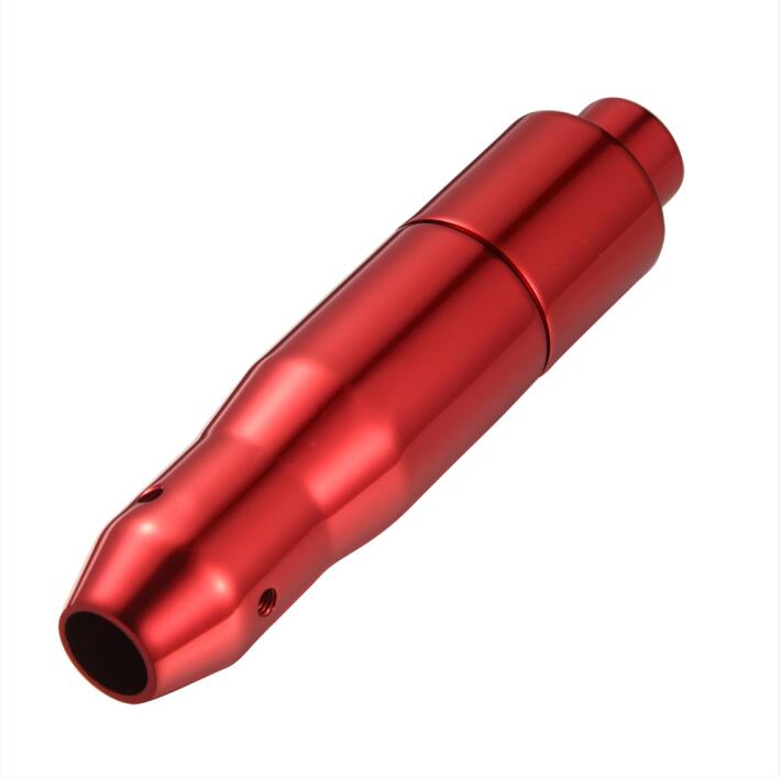 Shift Knob Automatic Universal CVT AT Car Gear Stick Shifter Selector Button Gearstick Lever Handle Gear Head Metal: Red