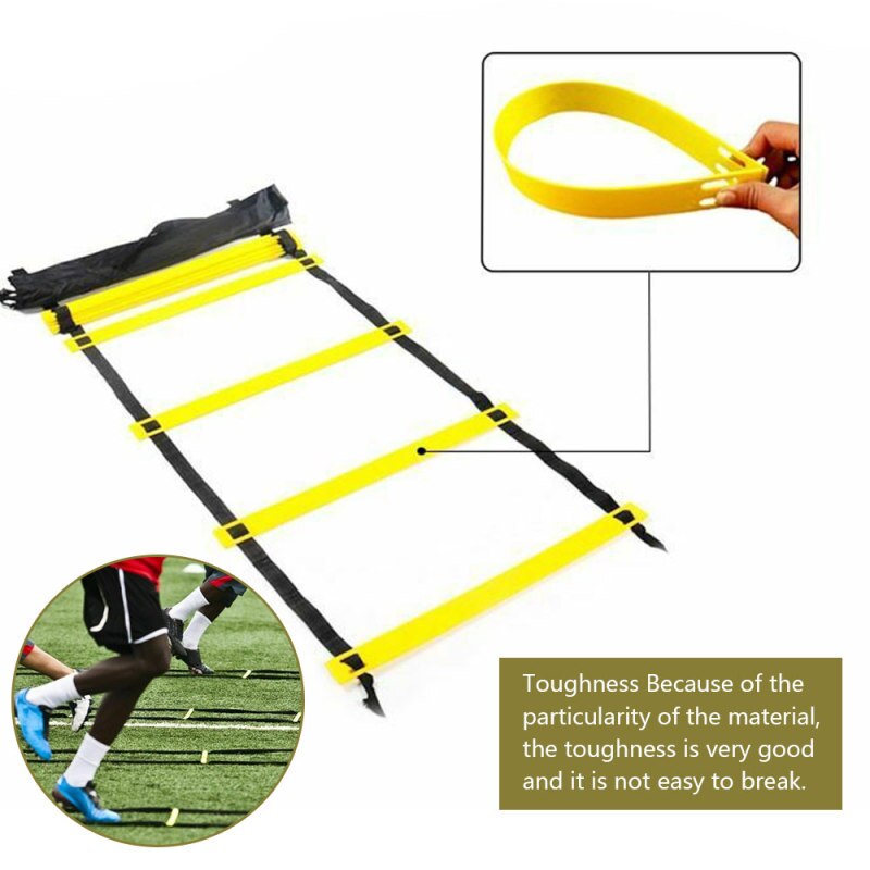 3/4/6M Outdoor Soccer Agility Speed Jump Ladder Fitness Football Training Nylon Rope Soccer Ball Training Sport Equipment