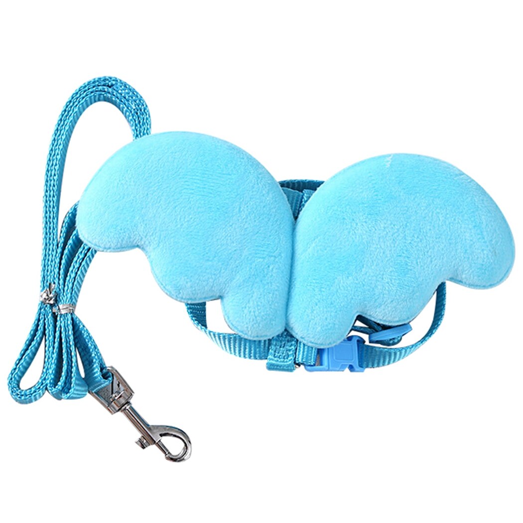 nastawny połączenie kaczka uprząż smycz lina dla kaczka mały Zwierząt trening pieszy holowniczy lina zwierzę domowe kieszonkowe dzieci: niebieski