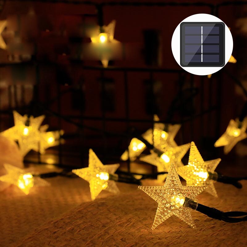 Led Solar String Light 6M 50Leds Solar Star String Fairy Light Outdoor Tuin Christmas Party Decoratie Zonne-verlichting