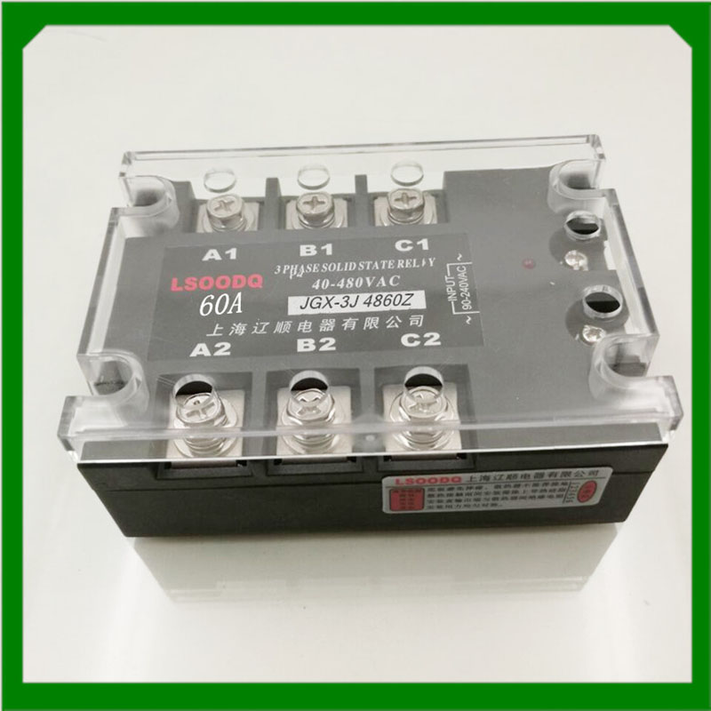 1PC Neue SSR Drei-Phase Solid State Relais JGX-3J 4860Z AC Control AC 60A Verbesserte Typ