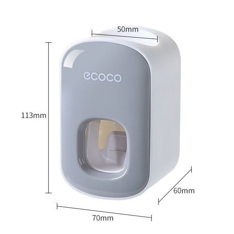 Multifunctional Automatic Dispenser Toothpaste Free Punching Wall Hanging Toothpaste Press Waterproof Squeezer For Bathroom