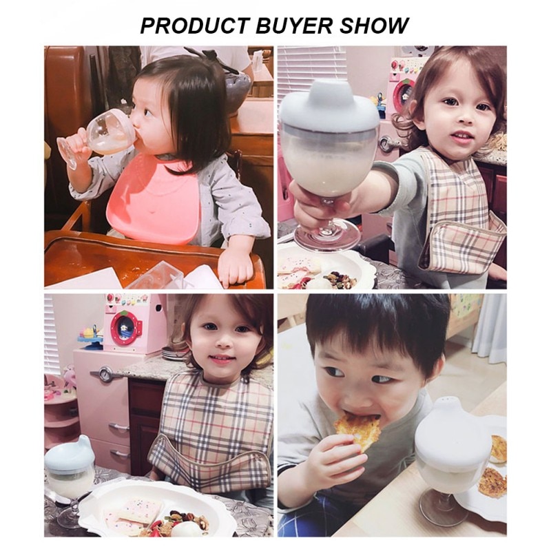 Talheres de bebê, talheres de bebê com copo de água alta com formatos para alimentação do bebê material pp 150ml