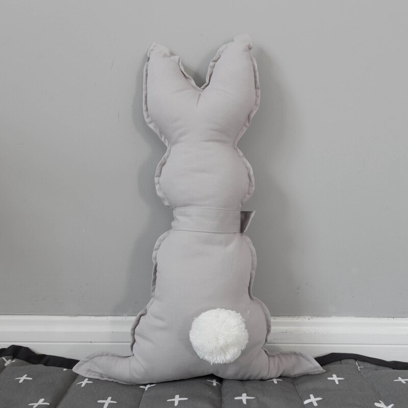 Nordic Babykamer Decoratie Cot Bumper Voor Pasgeborenen Baby Beddengoed Ballon Muur Opknoping Ornamenten Kinderkamer Decor Pluche Pop: Bruin
