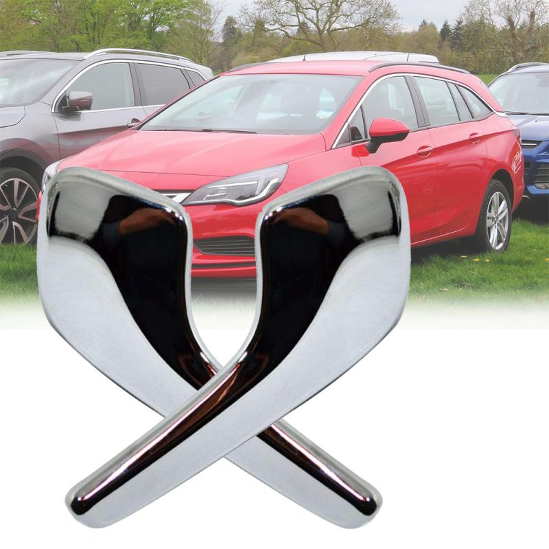 Car Interior Door Handle Push Pull Easy Install Chrome Accessories Parts Replacement Auto Passenger For Vauxhall Corsa D