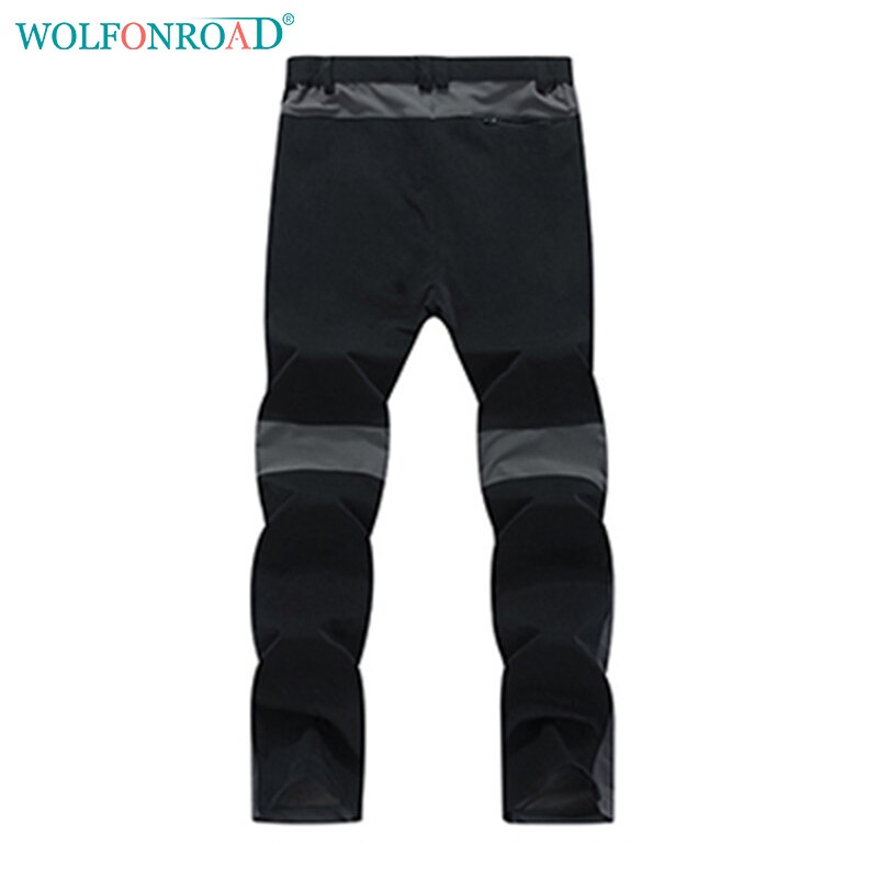 Wolfonroad heren snel drogende broek elasticiteit waterdicht winddicht sportbroek wandelen kamperen broek lente heren broek l-qzkys -001