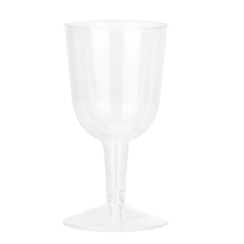 Transparante Partij Champagne Cups Plastic Wijn Cups Wegwerp Wijn Opslag Cup Voor Bruiloft Verjaardag