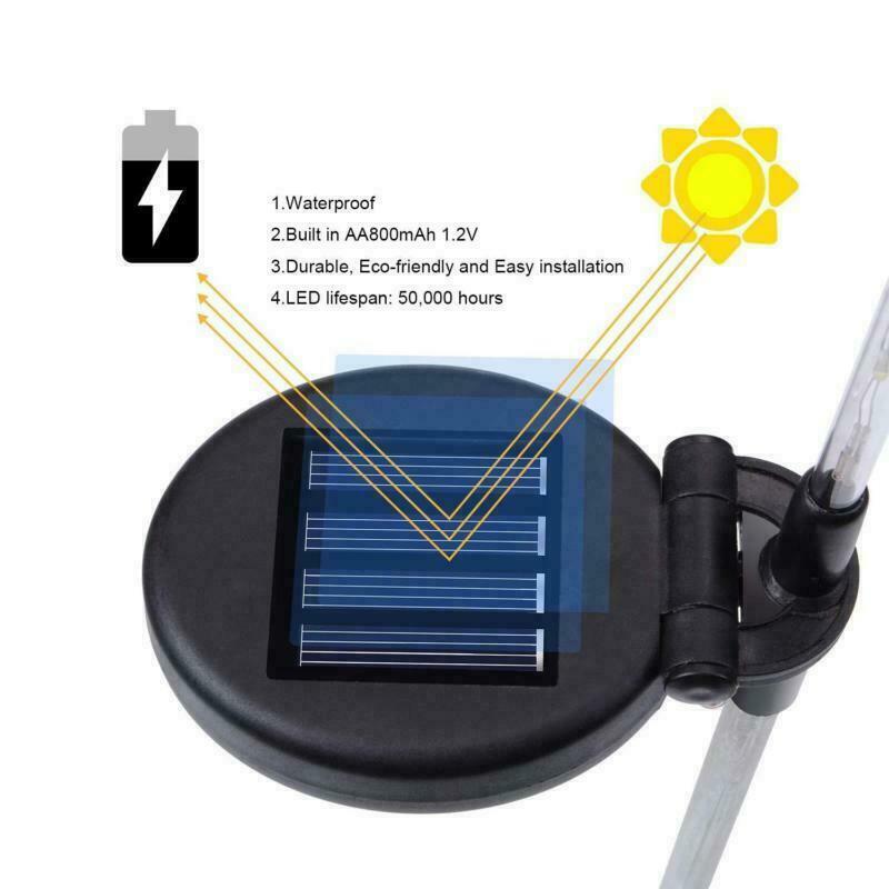 Solar Power Garden Stake Butterfly Outdoor Landscape Lamp Yard LED Lights 3Pack