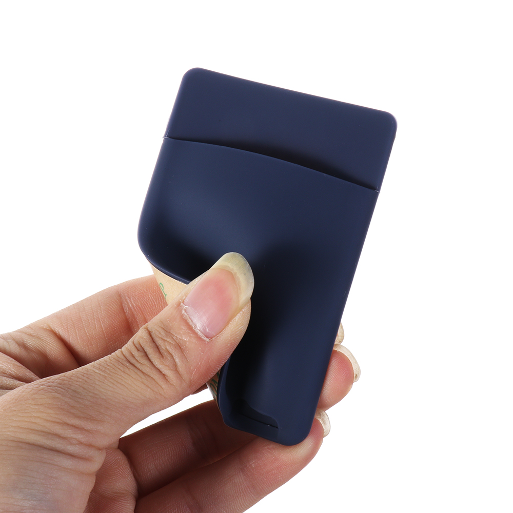 Universal Wallet Case Stok Op Telefoon Id Credit Kaarthouder Siliconen Zelfklevende Cellphone Back Pocket Sticker Kaart Mouwen tas