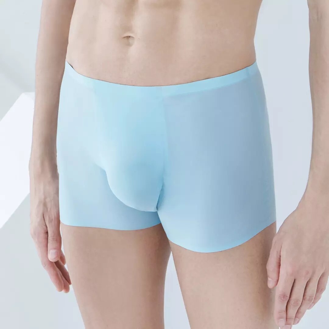 Youpin Cottonsmith Men&#39;s underpants airy ice silk breathable Superfine fiber light breathable 3D seamless experience 2 Packags