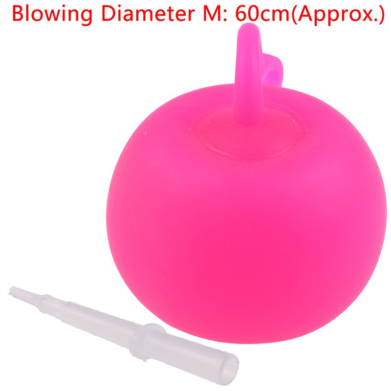 Children Outdoor Soft Air Water Filled Bubble Ball Blow Up Balloon Toy Fun Party Game Summer for Kids Inflatable: Pink 60cm
